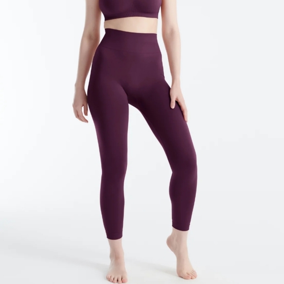 knix Pants - Knix Deep Purple Good to Go Seamless Legging (Limited Edition)- size L